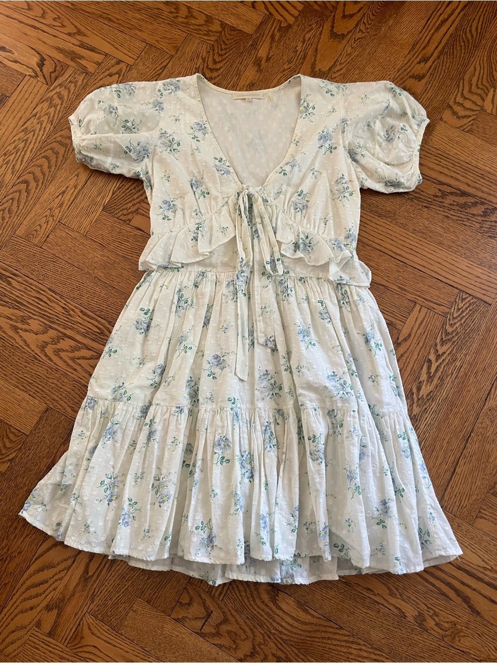 LoveShackFancy Carlton Floral Dress